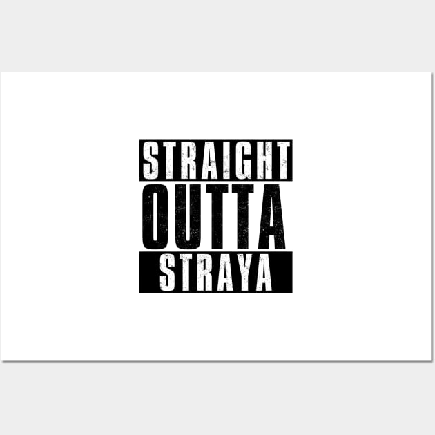 STRAIGHT OUTTA STRAYA (AUSTRALIA) Wall Art by Simontology